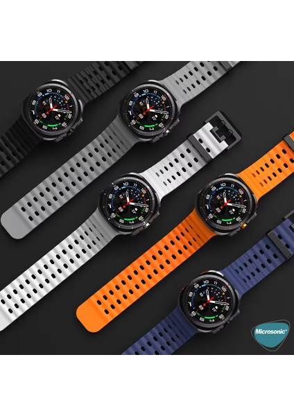 Samsung Galaxy Watch Ultra Kordon Flexi Sport Turuncu