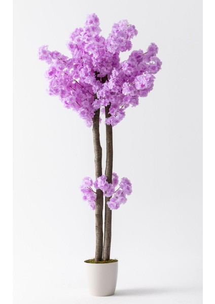 Yapay Bahar Dalı Ağacı Mor 130 cm