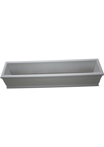 Ahşap Seperatör Saksı Beyaz 100 cm