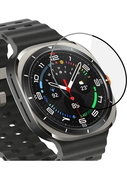 Samsung Galaxy Watch Ultra Tam Kaplayan Nano Cam Ekran Koruyucu Siyah