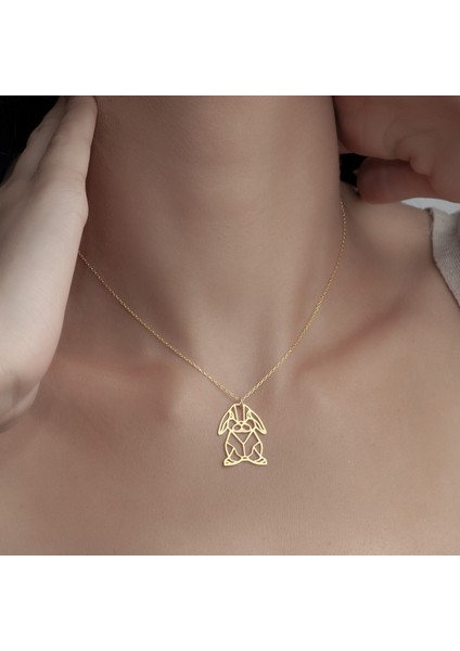 925 Ayar Gümüş Tavşan Kolye modelleri