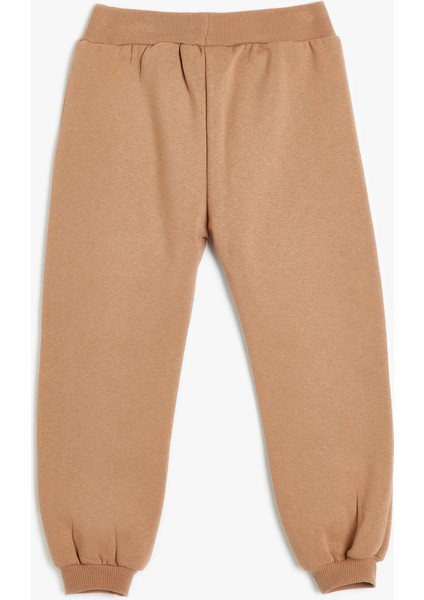 Jogger Eşofman Altı Cepli Beli Bağlamalı Pamuk Karışımlı Şardonlu fiyatları