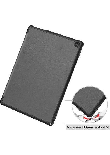 Fire Hd 10 2023 Folio Kılıf Çok Açılı Standlı Ince Hafif Koruyucu Kapak (Yurt Dışından)