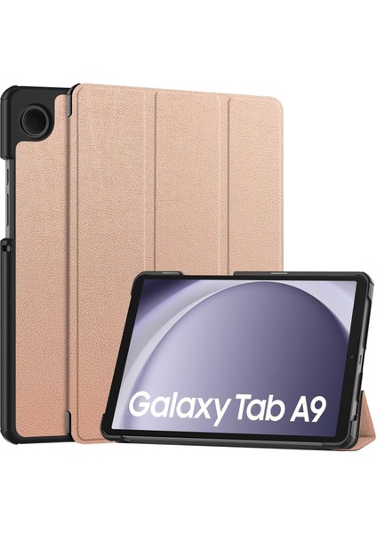 Samsung Galaxy Tab A9 2023 Folio Kılıf Çok Açılı Standlı Ince Hafif Koruyucu Kapak (Yurt Dışından)
