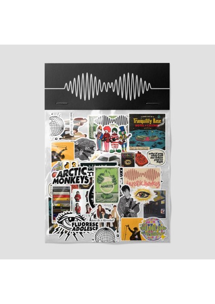 Arctic Monkeys / Bullet Journal Defter Çıkartma Ajanda Laptop Etiket