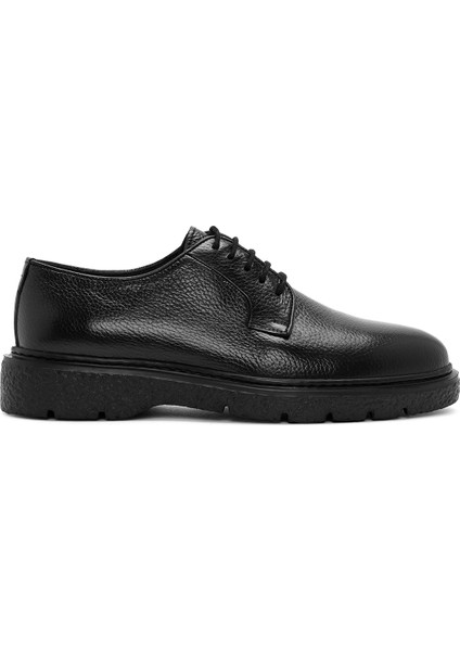 Erkek Siyah Bağcıklı Casual Ayakkabı 24WFD6310FT
