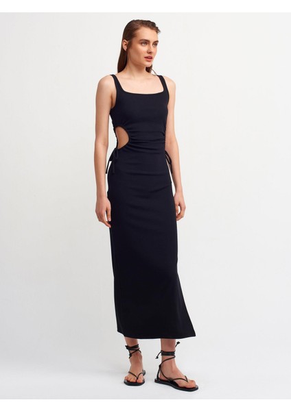 Pencere Detaylı Uzun Elbise fiyatları