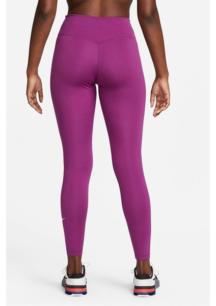 One Performance Training Dri Fit Leggings Toparlayıcı Iç Cepli Mor Tayt