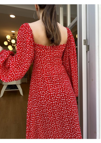 Yırtmaçlı Viskon Elbise modelleri