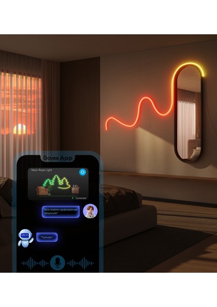 Neon LED Şerit 2.nesil (3m)-Beyaz