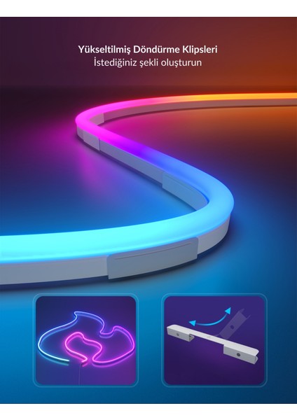 Neon LED Şerit 2.nesil (3m)-Beyaz