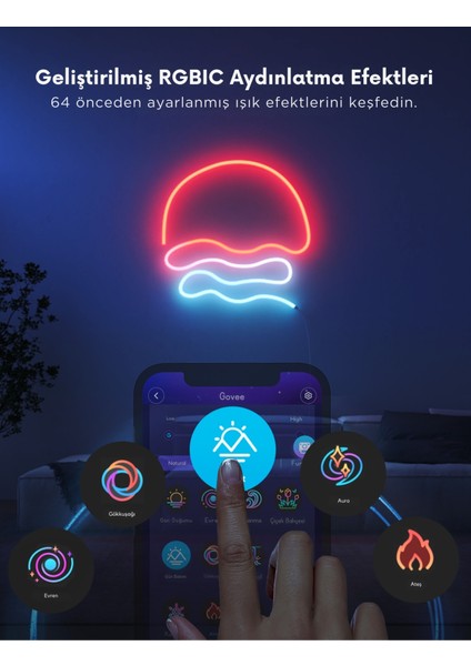 Neon LED Şerit 2.nesil (3m)-Beyaz