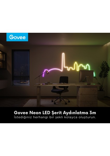 Neon LED Şerit 2.nesil (3m)-Beyaz