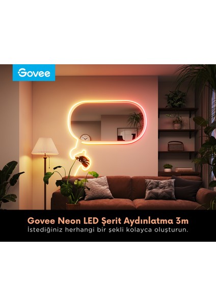 Neon LED Şerit 2.nesil (3m)-Beyaz