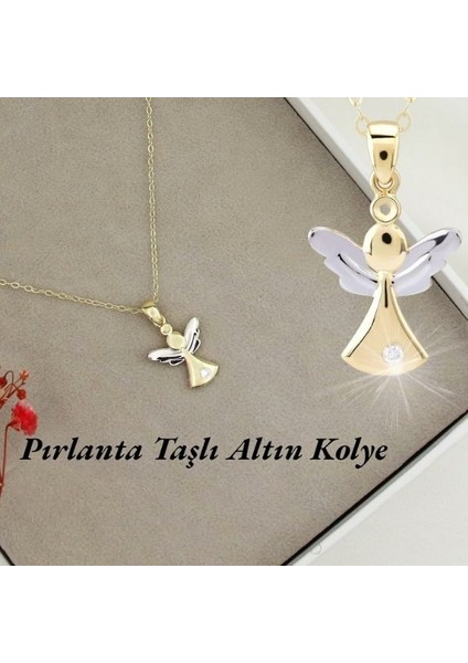 0.01 Ct. Pırlanta Melek Altın Kolye KLA9.200