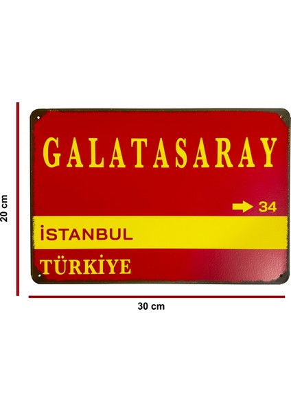 Galatasaray Metal Poster