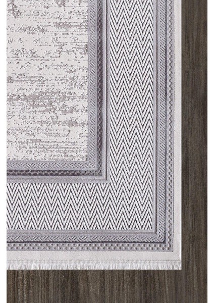 Murano 09165b Gri Krem Çerçeve Desen Yün Halı fiyatları