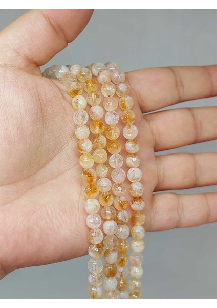Sitrin Taşı Açık & Koyu Karışık Renk Faset Kesim Dizi 6mm (35-36CM) (52828)