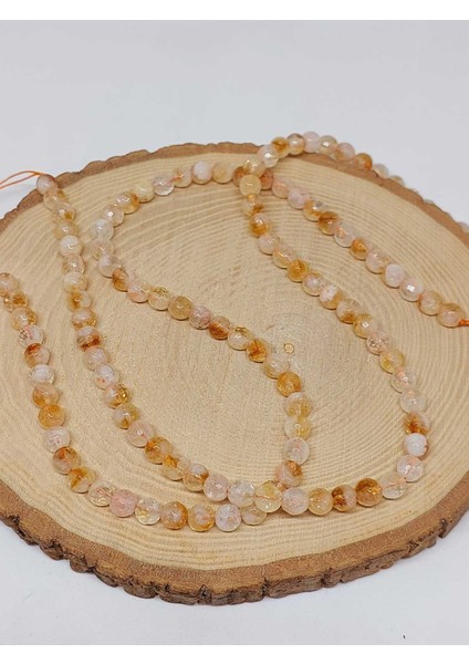 Sitrin Taşı Açık & Koyu Karışık Renk Faset Kesim Dizi 6mm (35-36CM) (52828) modelleri