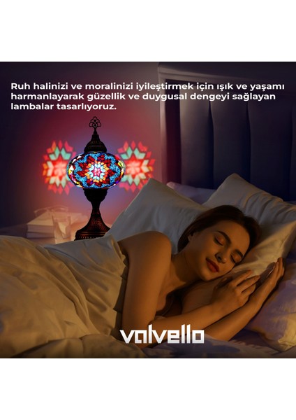 Diadora / Valvello Dekoratif El Yapımı Masaüstü Mozaik Lamba modelleri