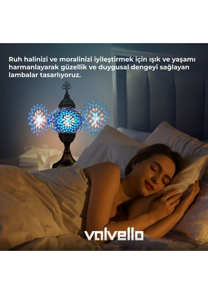 Diadora / Valvello Dekoratif El Yapımı Masaüstü Mozaik Lamba modelleri