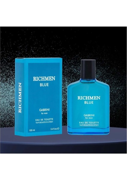 Richmen Blue Edt 100 ml Erkek Parfüm