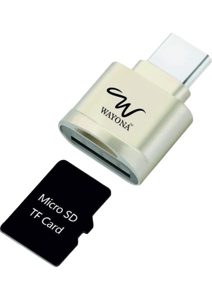 Öz Trend Store USB Tip C Micro Sd Kart Okuyucu Adaptör, Tip C Kart Okuyucu