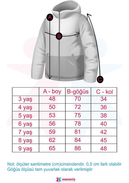 Yakası Kürklü Kız Çocuk PARKA_MNVS04493