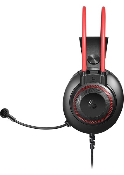G200S Stereo USB Mikrofonlu, 7 Renk LED Işık Döngüsü, Gaming (Oyuncu) Kulaklığı, Siyah