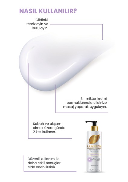 Yüz ve Vücut  Krem - 100 ml - Whitess