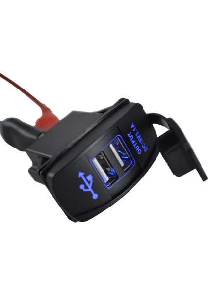 Bold Camper 12V 24V Dc USB 3,1A Şarj Port Dikdörtgen