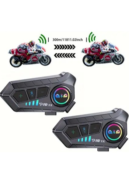 Y10 Kask Kulaklığı Intercom Bluetooth Mikrofonlu Kasklar Ile Uyumlu Motosiklet Kulaklığı Gürültüengellme