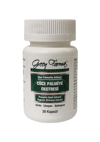 Saw Palmetto 30 Kapsül (Cüce Palmiye Ekstresi)
