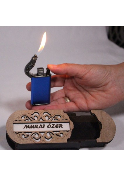 Çakmak Kişiye Özel Isim Yazılı ve Mdf Tasarım Kutulu No:85 fiyatları