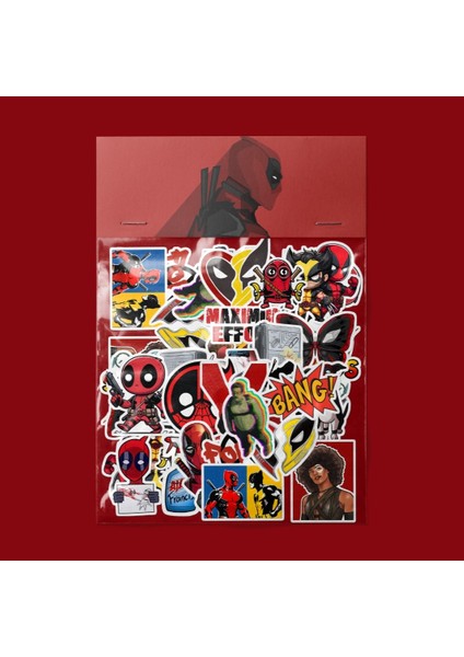 Deadpool Sticker Paketi / Bullet Journal Defter Çıkartma Ajanda Laptop Etiket