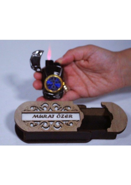 Çakmak Kişiye Özel Isim Yazılı ve Mdf Tasarım Kutulu No:88 fiyatları