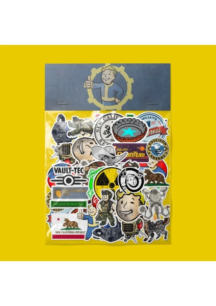 Fallout Game Gamer Sticker Paketi/ Bullet Journal Defter Çıkartma Ajanda Laptop Etiket