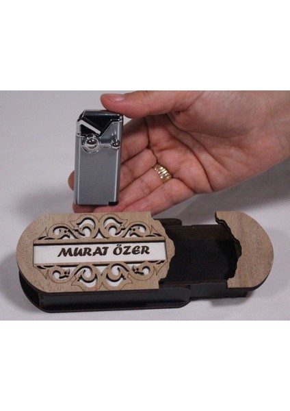 Çakmak Kişiye Özel Isim Yazılı ve Mdf Tasarım Kutulu No:95 fiyatları