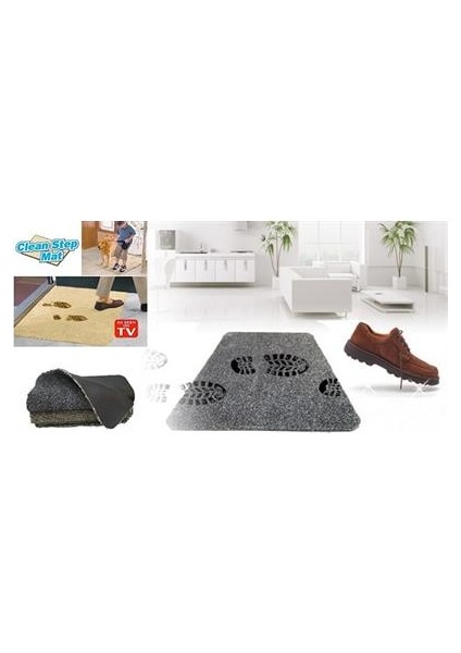 Çamaşır Makinesinde Yıkanabilir Kir Toz Emici Mikrofiberli Paspas