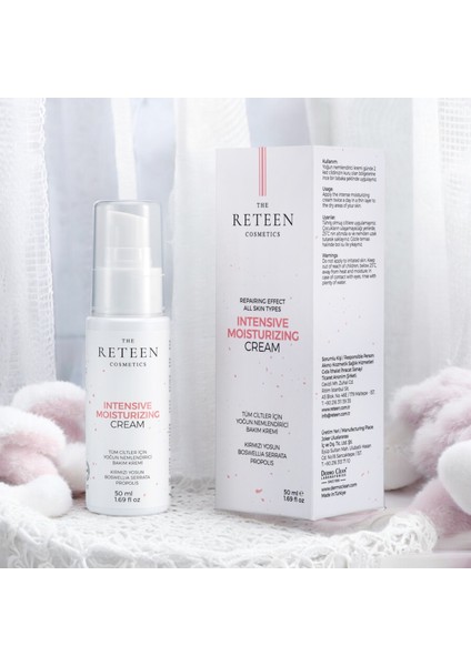 The RETEEN Cosmetics Ikili Set Avantajlı Fiyat Yaşlanma Torba Karşıtı Ton Eşitleyici Lumisphere Kolajen Göz Kremi 50 ml ve 24 Saat Etkili Yoğun Onarıcı Kırmızı Yosun Bariyer Koruyucu Nemlendirici Cilt Bakım Kremi 50 ml