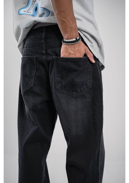 16398 Baggy Füme Taşlamalı Jean modelleri