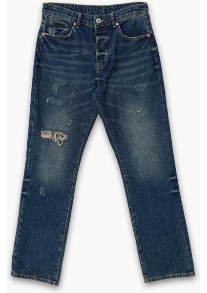 15813 Yırtık Detaylı Jean
