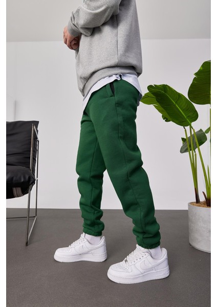 Şardonlu Paçası Lastikli Yeşil Eşofman fiyatları