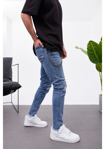 Crop Paça Slim Denim Jean 3700-1 modelleri