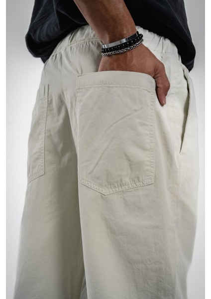 Yeşil Bol Kesim Gabardin Pantolon indirimleri