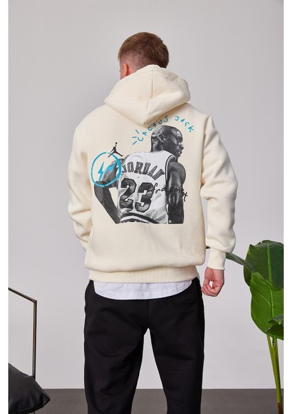 Jordan 23 Krem Kapüşonlu Sweatshirt