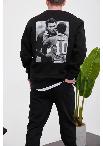 Pele 10 Siyah Sweatshirt
