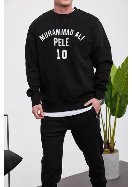 Pele 10 Siyah Sweatshirt