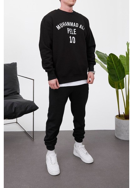 Pele 10 Siyah Sweatshirt