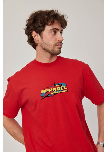 Apparel Baskılı Kırmızı Tshirt fiyatları